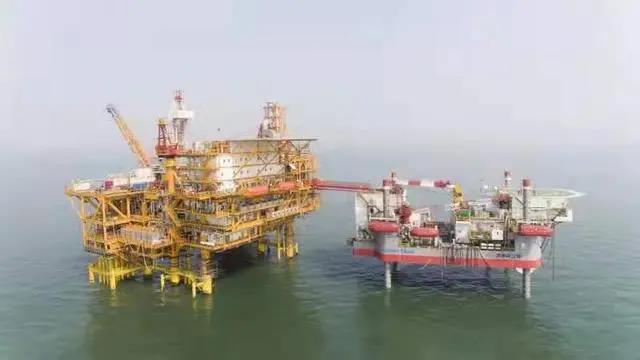 渤海全新“绿色油田”建成投产